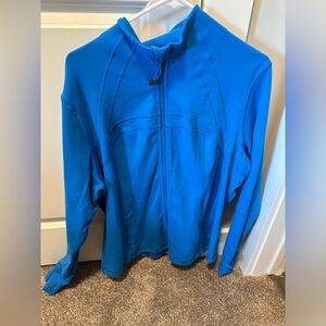 Lululemon define jacket in poolside blue size 20